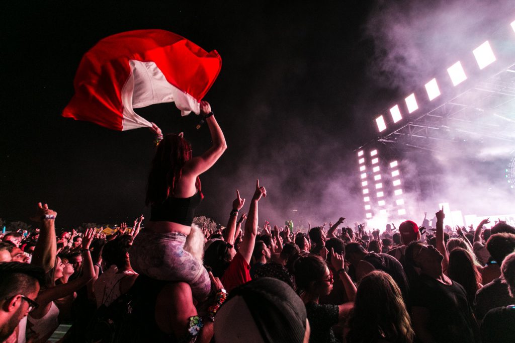 concert flag girl hidden hearing loss