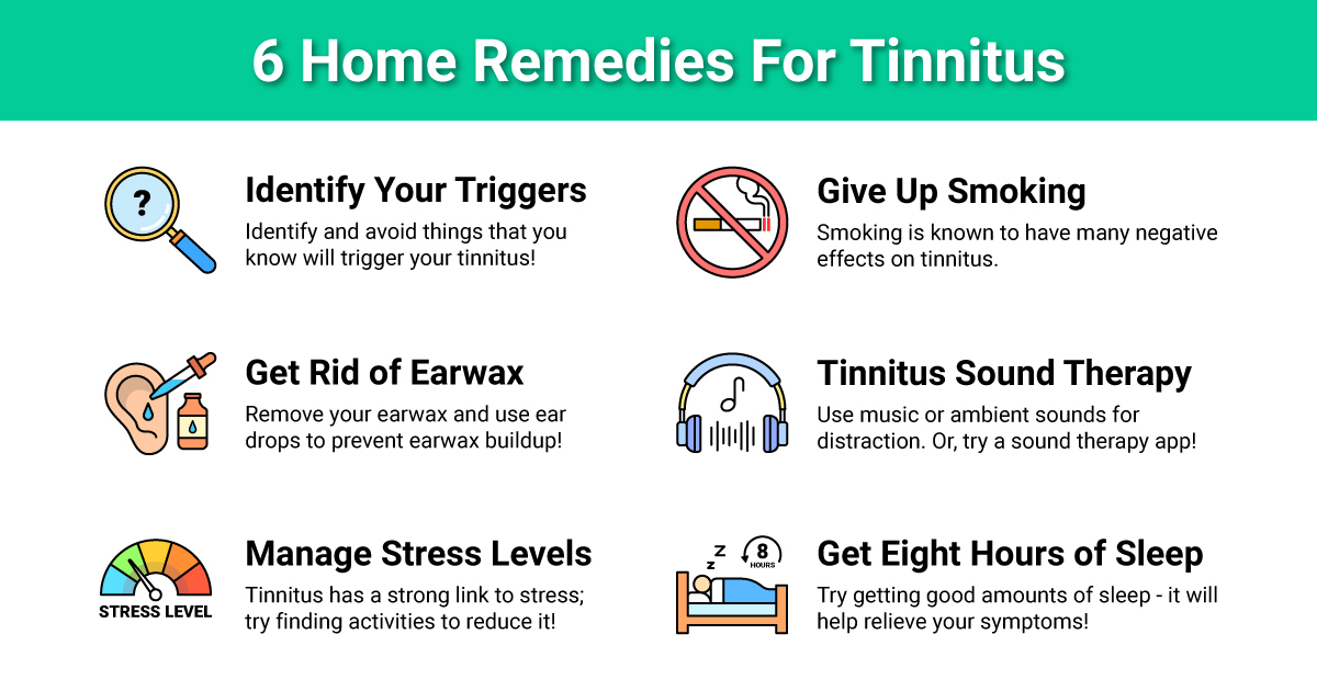 Olive Union Tinnitus Home Remedies Inforgraph