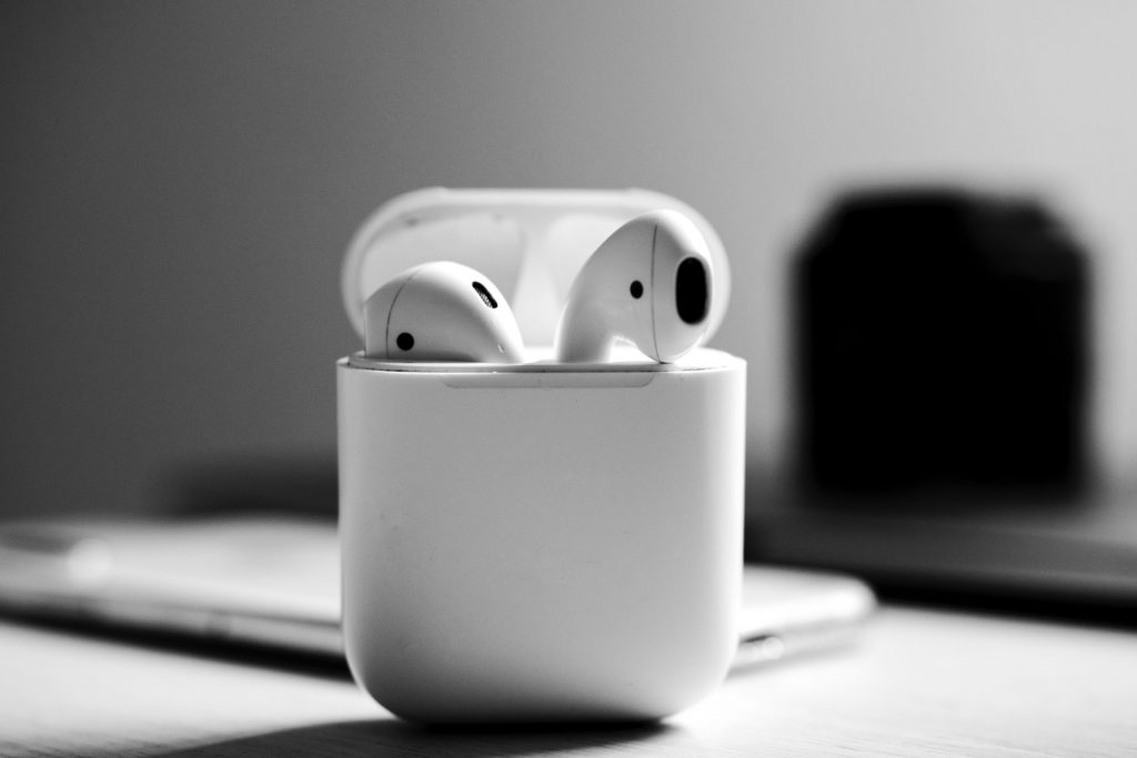 Apple AirPods and Case Picture