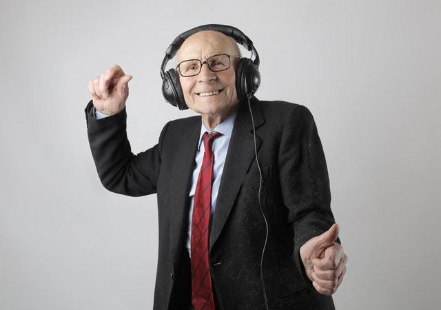 Old Man TV Headphones Hearing Aid Alternative